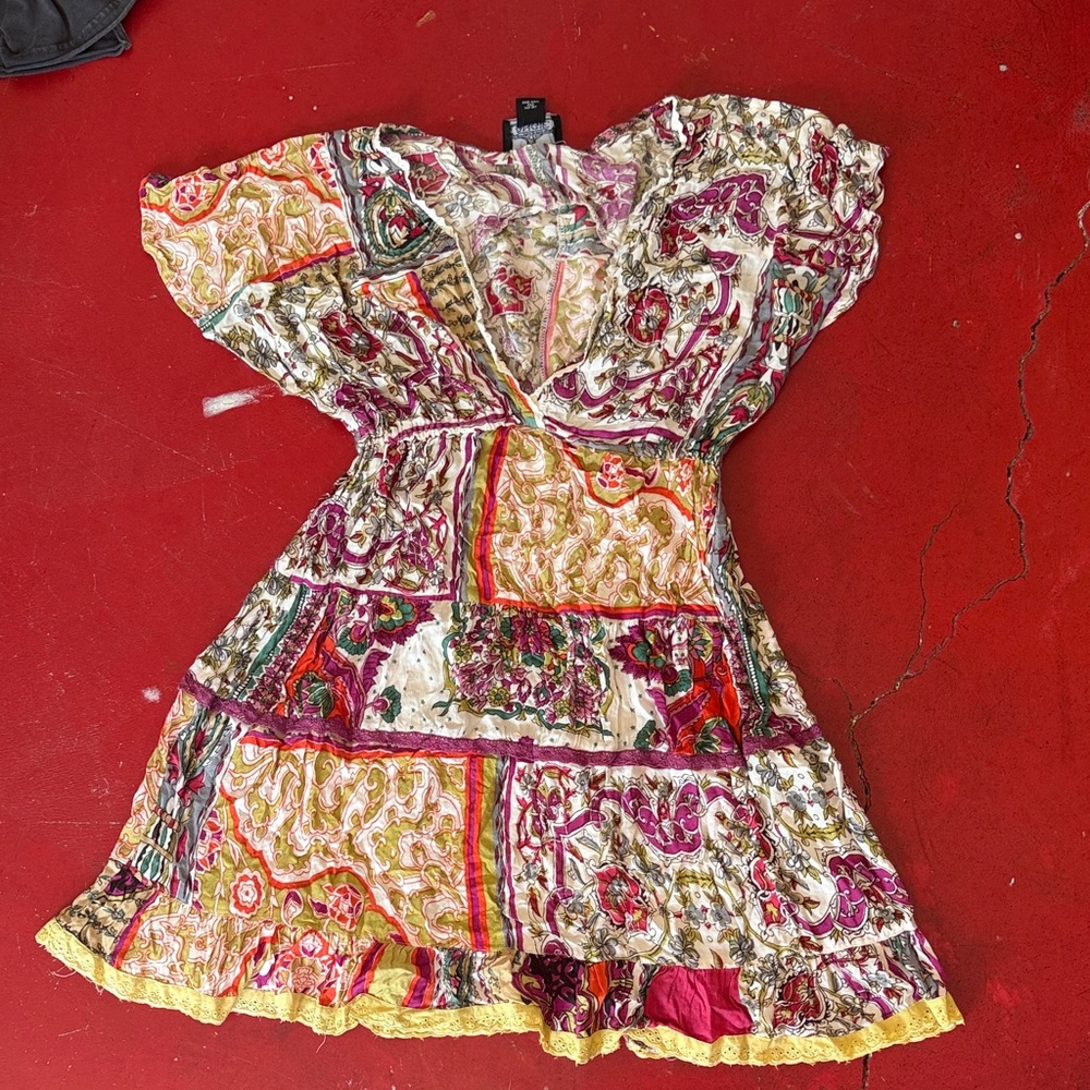 Colorful Patchwork Dress